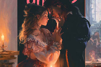 design romance book cover illustration romance  cover design