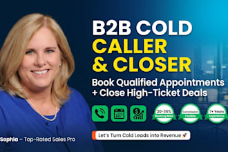 commission based cold caller b2b sdr bdr appointments setting lead generation