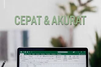 melakukan input data excel dan google sheets cepat akurat