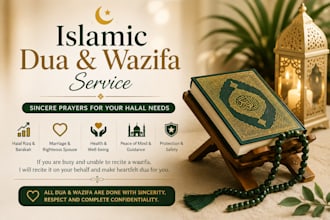 do islamic wazifa and make sincere dua for your halal needs