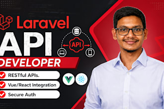 build restful apis with laravel for vue and react