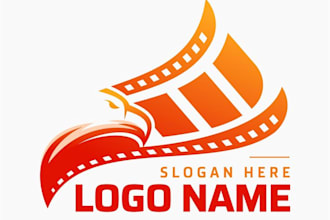 design a powerful eagle, falcon, or hawk mascot logo for your business