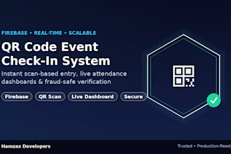 build a qr code event check in system with firebase real time dashboard
