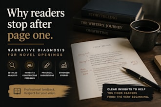 provide a professional critique of your novel opening