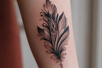 design a modern and minimalist tattoo design