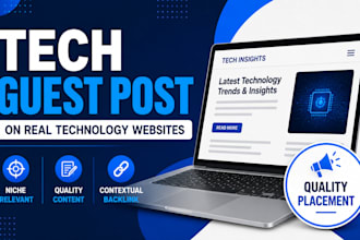 publish your tech guest post on real technology websites