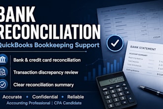 clean up and reconcile your bookkeeping records