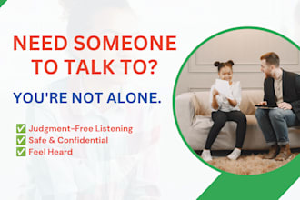 listen if you feel lonely, overwhelmed, or mentally stuck