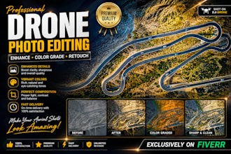 professionally edit drone aerial photos in adobe lightroom