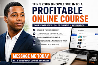 setup kajabi course website kajabi course funnel gohighlevel course sale funnel