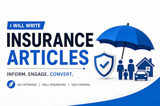be your auto insurance content writer and home insurance article writer