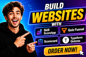 build scoreapp quiz funnel scorecard website and typeform quizzes
