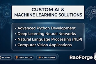 build custom machine learning and ai solutions using python