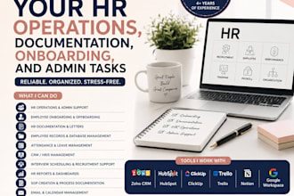 manage your HR operations, documentation, onboarding, and admin tasks