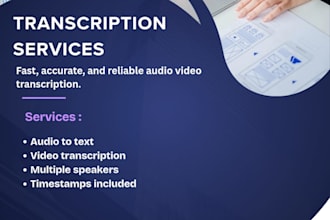 transcribe audio and video to text accurately