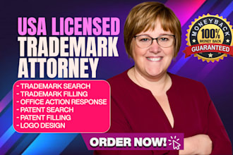 help with trademark search, uspto trademark filing, logo design, patent attorney