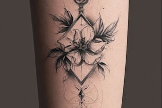 create a tattoo design of tattoo sleeve