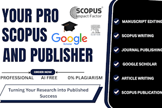 write, publish article in scopus indexed sci ssci q1 q2 google scholar journal