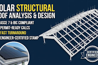 write a structural engineering letter for solar panel roof load analysis