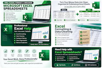 clean format and organize microsoft excel spreadsheets