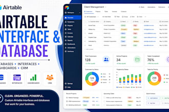 create airtable interface and database for your business