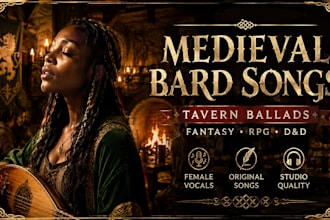 create authentic medieval fantasy bard songs, tavern ballads, and rpg music