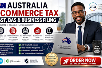 prepare australia ecommerce tax gst bas and business filing services