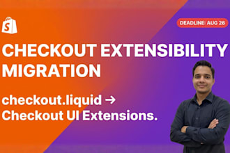 migrate your shopify checkout liquid to checkout extensibility