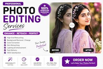 do professional amazon and instagram photo editing