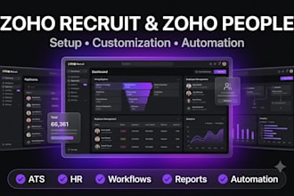 set up zoho recruit and zoho people for your business