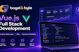 create vue app with backend integration