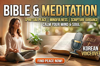 provide a voice recordings for bible and meditation