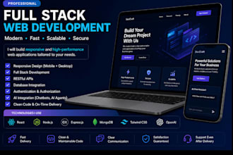 build modern full stack web application with ai intergration