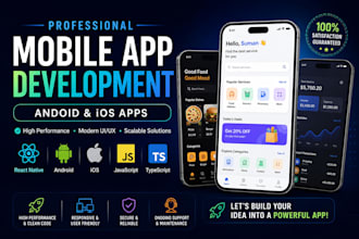 develop react native mobile app for android