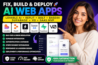 fix lovable ai lovable website lovable dev saas mvp replit bolt base44 supabse