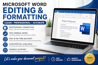 edit and format microsoft word documents