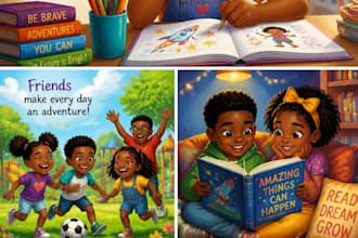 create illustrate african american childrens books
