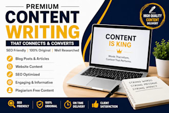 write SEO friendly blog posts and articles