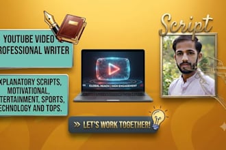 write engaging and high retention youtube scripts