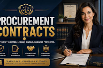draft commercial purchasing agreements to protect your assets