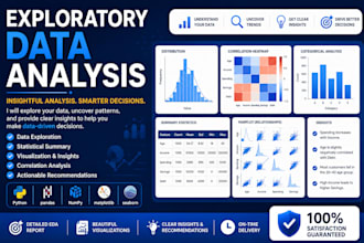 perform exploratory data analysis using python