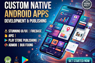 develop your custom android app using android studio