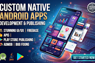 develop your custom android app using android studio