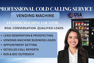 do vending machine cold calling and vending machine locator services