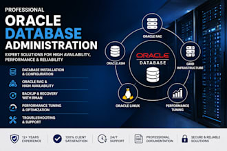 install, configure and support oracle database on linux