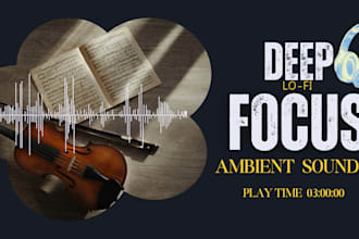 design lofi deep focus study with me youtube thumbnail