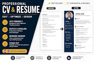 create, edit and optimize your CV or resume