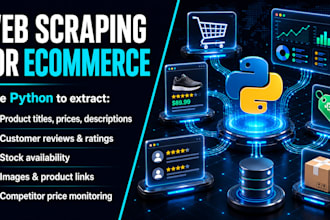 scrape ecommerce product data, prices, and reviews using python