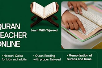 teach quran with tajweed online for kids and adults