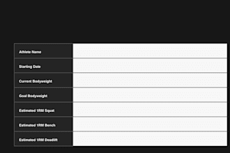 create a custom 12 week powerlifting and strength program